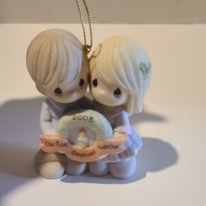 Precious Moments 2008 Our First Christmas Ornament